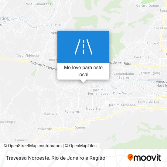 Travessa Noroeste mapa