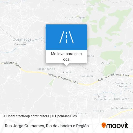 Rua Jorge Guimaraes mapa