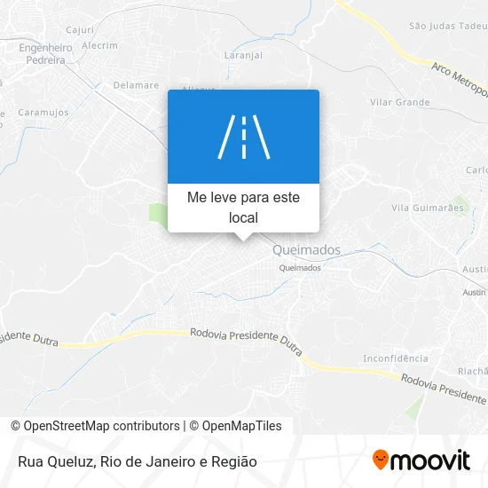 Rua Queluz mapa
