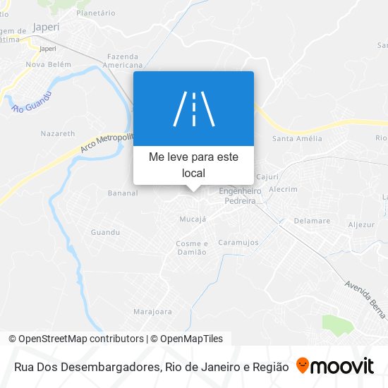 Rua Dos Desembargadores mapa