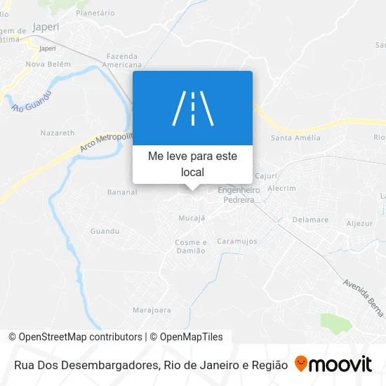 Rua Dos Desembargadores mapa