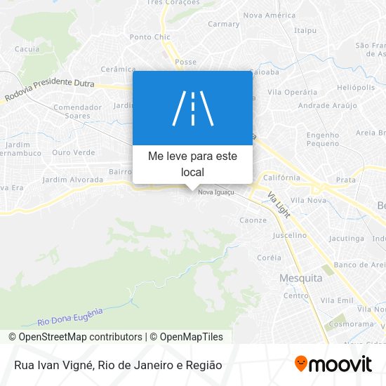 Rua Ivan Vigné mapa