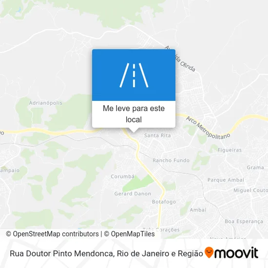 Rua Doutor Pinto Mendonca mapa