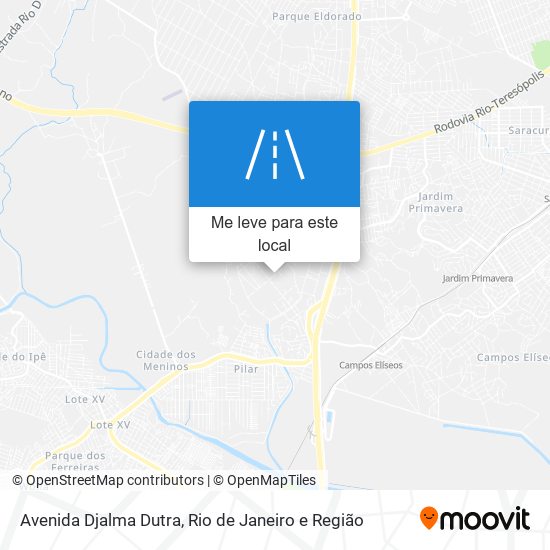 Avenida Djalma Dutra mapa