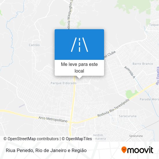 Riua Penedo mapa