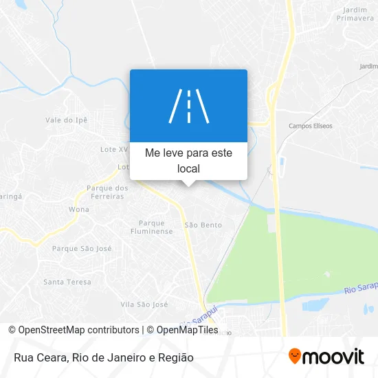 Rua Ceara mapa