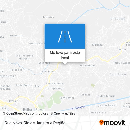 Rua Nova mapa