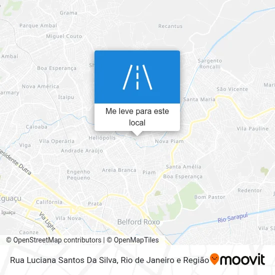 Rua Luciana Santos Da Silva mapa