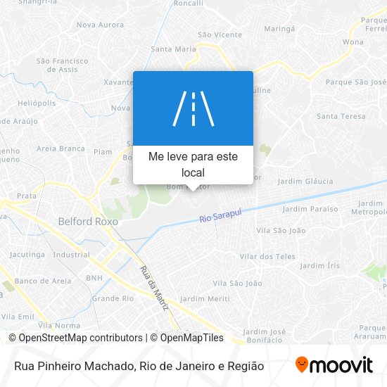 Rua Pinheiro Machado mapa