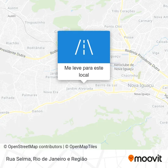 Rua Selma mapa