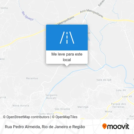 Rua Pedro Almeida mapa