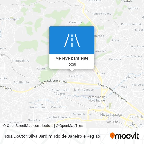 Rua Doutor Silva Jardim mapa