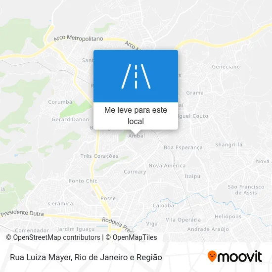 Rua Luiza Mayer mapa