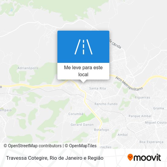 Travessa Cotegire mapa