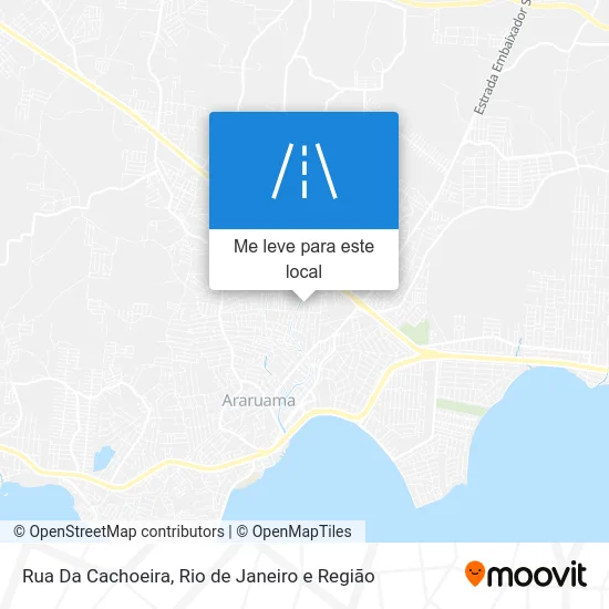 Rua Da Cachoeira mapa