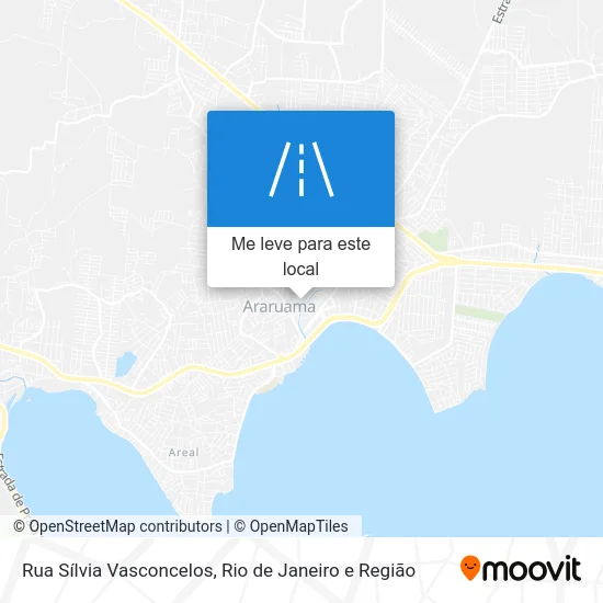 Rua Sílvia Vasconcelos mapa