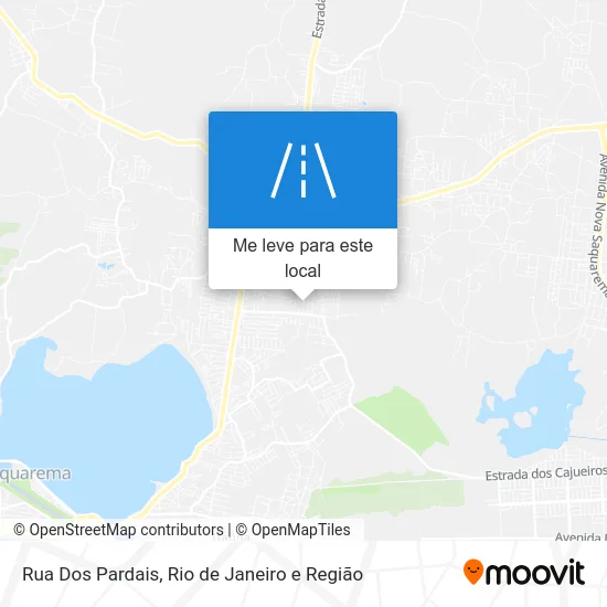 Rua Dos Pardais mapa