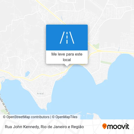 Rua John Kennedy mapa
