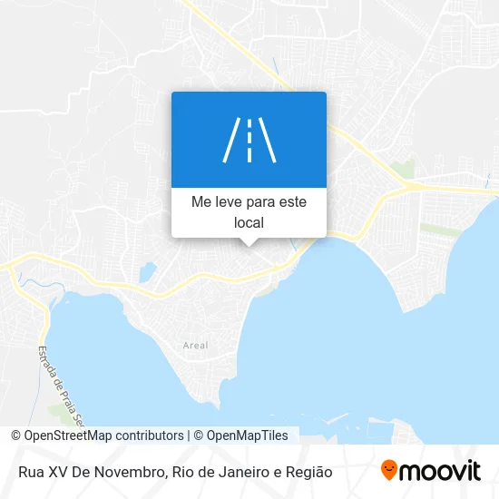 Rua XV De Novembro mapa
