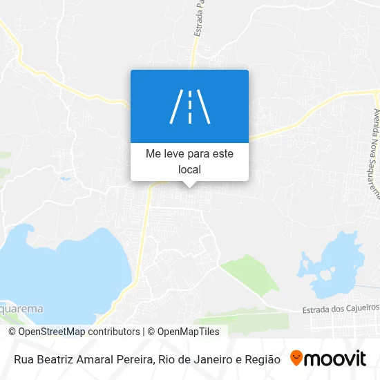Rua Beatriz Amaral Pereira mapa