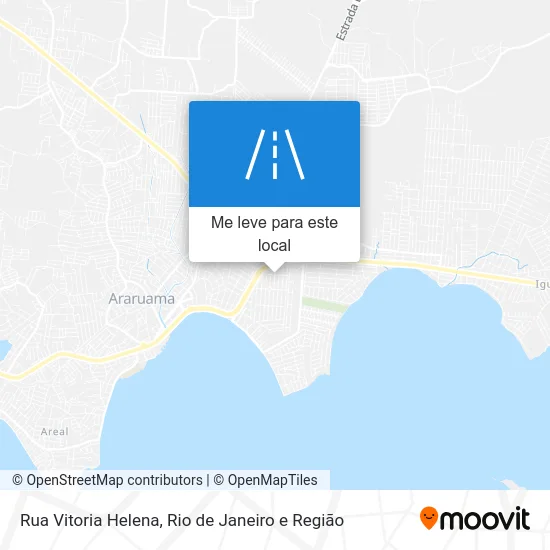 Rua Vitoria Helena mapa