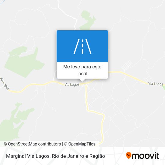 Marginal Via Lagos mapa