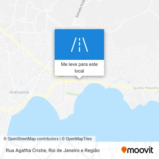 Rua Agatha Cristie mapa