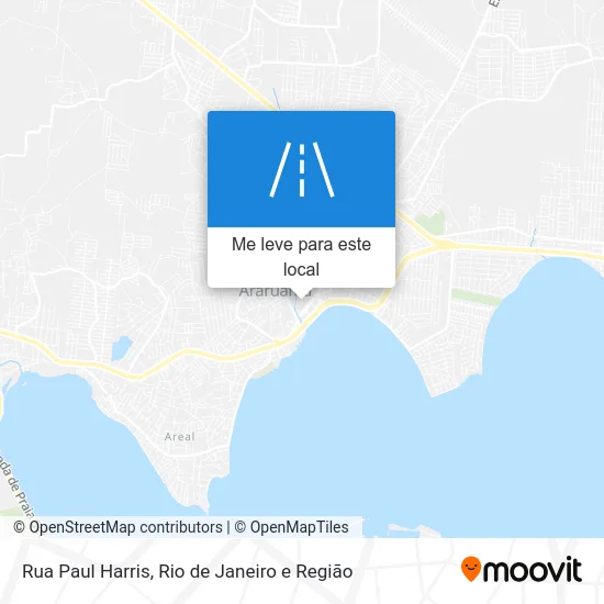 Rua Paul Harris mapa