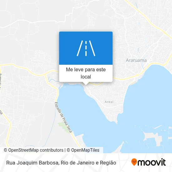 Rua Joaquim Barbosa mapa