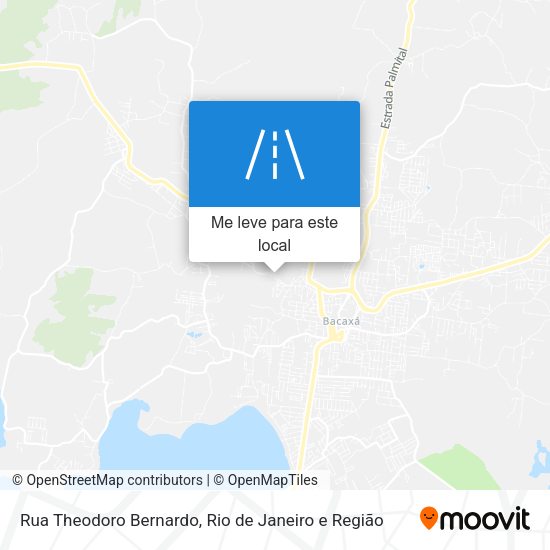 Rua Theodoro Bernardo mapa