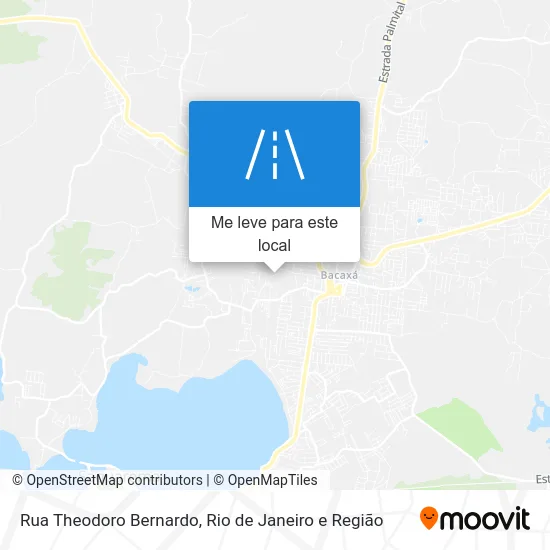 Rua Theodoro Bernardo mapa