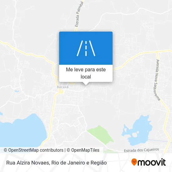 Rua Alzira Novaes mapa