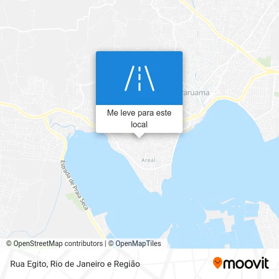Rua Egito mapa