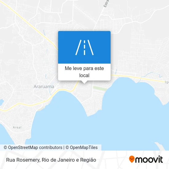 Rua Rosemery mapa