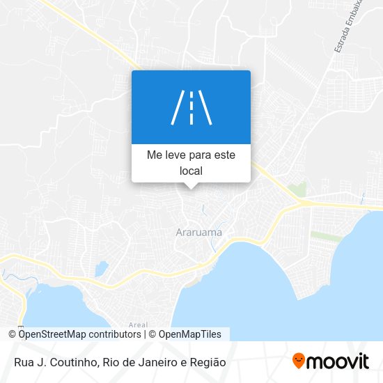 Rua J. Coutinho mapa
