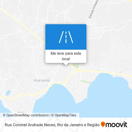 Rua Coronel Andrade Neves mapa