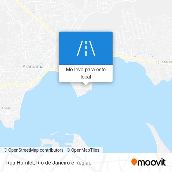 Rua Hamlet mapa