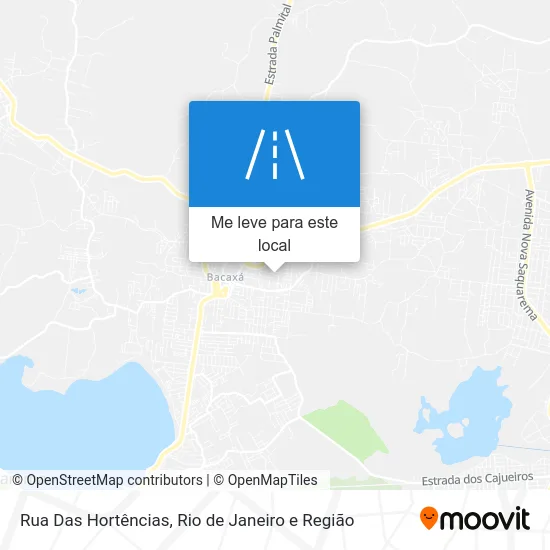Rua Das Hortências mapa