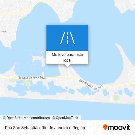 Rua São Sebastião mapa