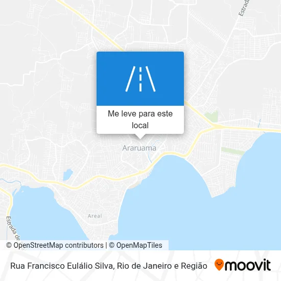 Rua Francisco Eulálio Silva mapa