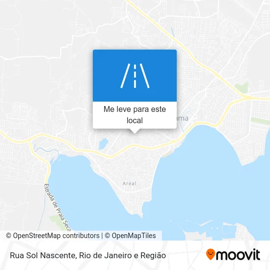 Rua Sol Nascente mapa