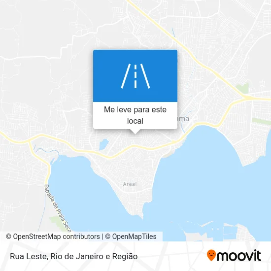 Rua Leste mapa