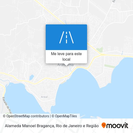 Alameda Manoel Bragança mapa