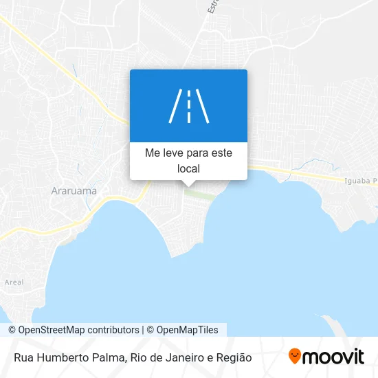 Rua Humberto Palma mapa