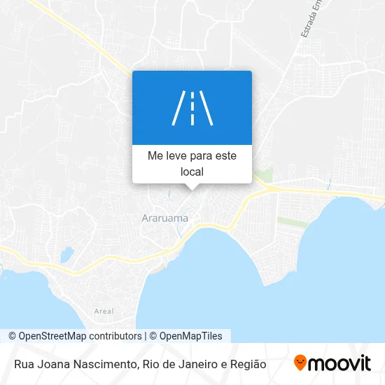 Rua Joana Nascimento mapa