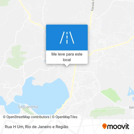 Rua H Um mapa