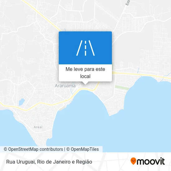 Rua Uruguai mapa