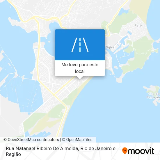 Rua Natanael Ribeiro De Almeida mapa