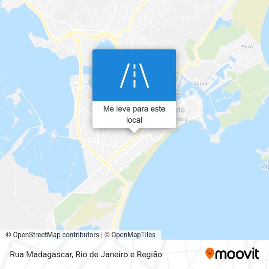 Rua Madagascar mapa
