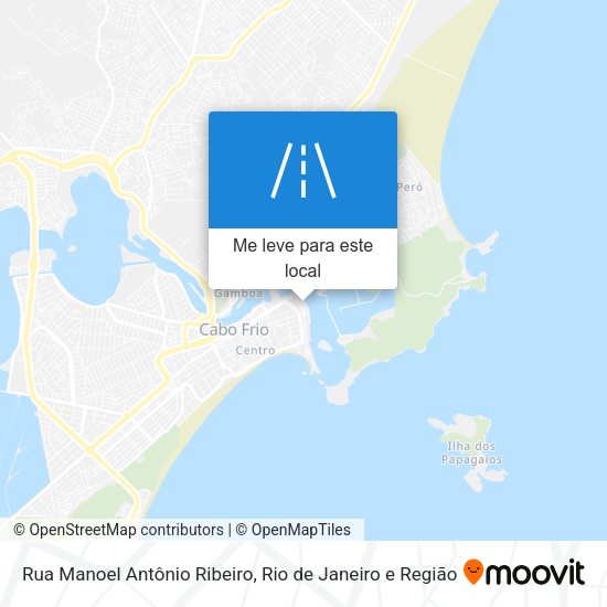 Rua Manoel Antônio Ribeiro mapa